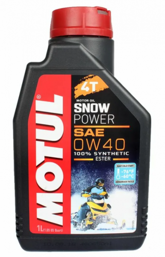 Масло моторное MOTUL Snowpower 4T 0W40 1 л