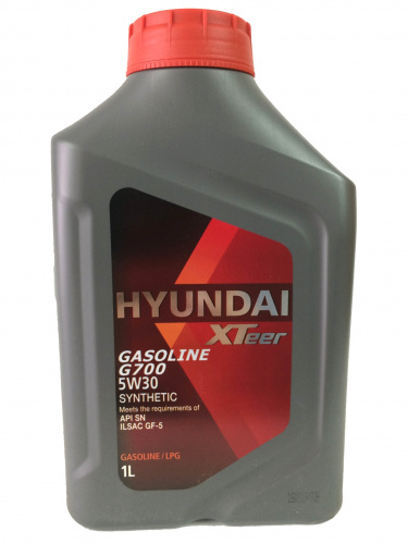 Масло моторное Hyundai XTeer Gasoline G700 SN/SP 5W30 1л Synthetic