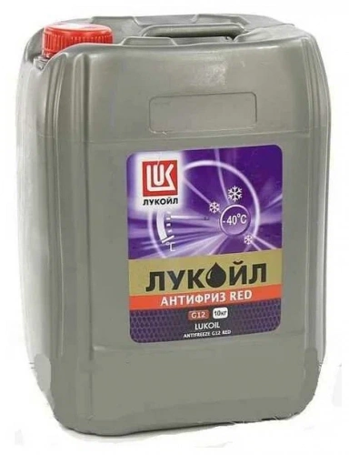 Антифриз Лукойл G12 Red (канистра 10 кг) фото магазина Бери Масло