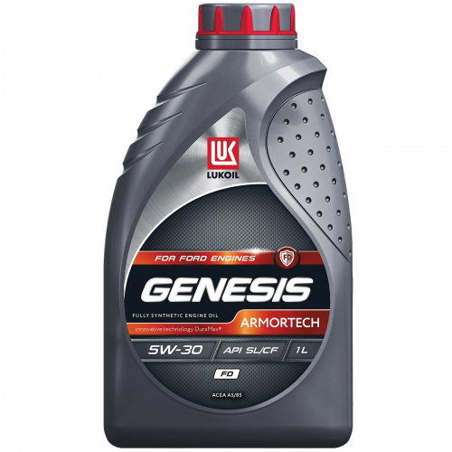 Масло моторное Лукойл Genesis Armortech 5W30 SL/CF А5 В5 FD синтетическое 1 литр