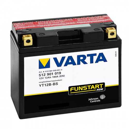 VARTA 12Ач (512 901 019) AGM фото магазина Бери Масло