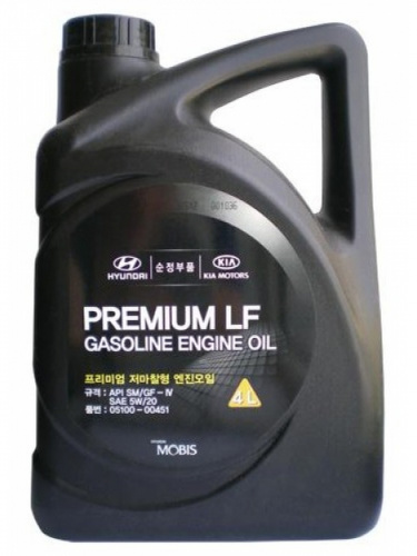 Масло моторное Hyundai PREMIUM LF gasoline 5W20 4 л