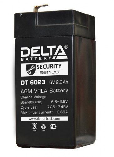 Аккумулятор DELTA DT 6023 (75)