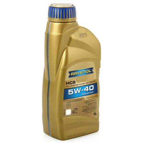 Масло моторное RAVENOL HCS 5W40 SN/CF A3/B4 (синтетика) 1л