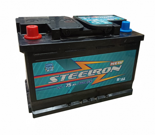 Аккумулятор STEELRON 75 Ah 640 A ПП фото магазина Бери Масло