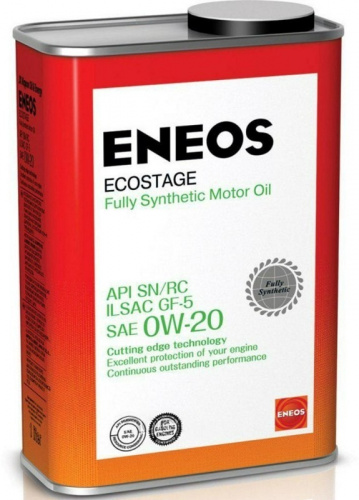 Масло Eneos 0W20 ECOSTAGE Sn/Rc GF-5 1 л