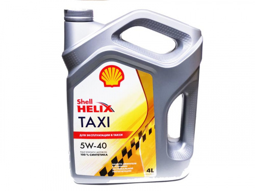 Shell "Helix Taxi" 5W40 SN/CF 4 л синтетическое